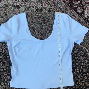 Lululemon align short sleeve blue top thumbnail 5