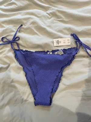 Hollister Blue Bikini Bottoms thumbnail 1