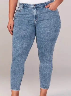 Abercrombie & Fitch Mid Rise Super Skinny Jeans thumbnail 1