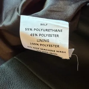 Pixie Market Black Faux Leather Maxi Skirt - size Small thumbnail 4