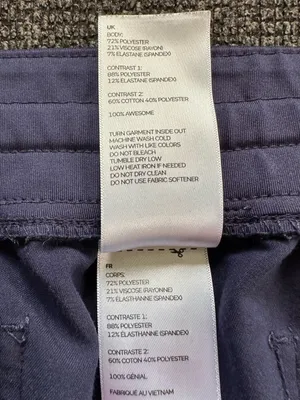 FIGS Zamora Casual Jogger Scrub Pants Navy 3XL thumbnail 9