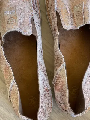 Ariat Tan Leather Slip-On Shoe thumbnail 9