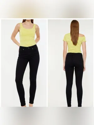 Kancan Los Angeles Women’s Black Skinny Jeans Size W3 25 thumbnail 2