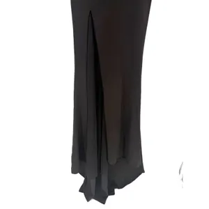 Nookie One Shoulder Gown Maxi Dress M Black High Slit Formal Prom Homecoming thumbnail 8
