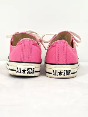 Converse Chuck Taylor All Star Low Top Pink Canvas Shoes Women's 8 / Men's 6 thumbnail 8