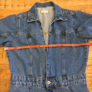 We The Free People Marla Trouser Coveralls Denim Jumpsuit M Utility Western Blue thumbnail 14