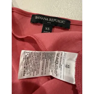 Banana Republic Tank Top Camisole Cami Womens XS Pink Basic Layer Base Minimal thumbnail 3