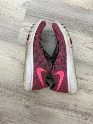Nike Pink & Gray Women's Fitsole Running Shoes Size 8 thumbnail 5