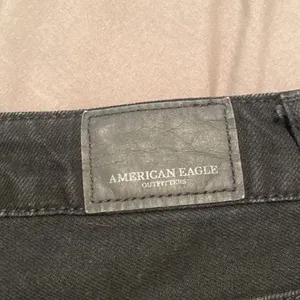 American Eagle Black Denim Mini Skirt thumbnail 3