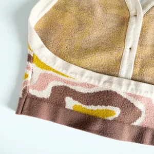 THE KRIPT Womens Swoosh Knit Retro 70s Swirl Halter Boho Festival Top Size XS/S‎ thumbnail 8