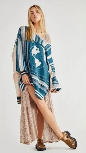 FREE PEOPLE We The Free Gravity Tunic - Northern Lights - XS thumbnail 1