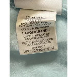Y2K Secret Treasures Women’s Satin Slip Dress Nightgown Blue L Spaghetti Straps thumbnail 12
