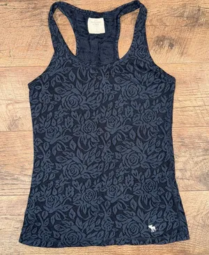 Abercrombie & Fitch Racerback Floral Print Tank Too thumbnail 1