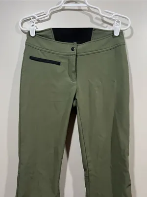 Obermeyer Women’s Olive Green Flared Skiing Performance Pants thumbnail 2