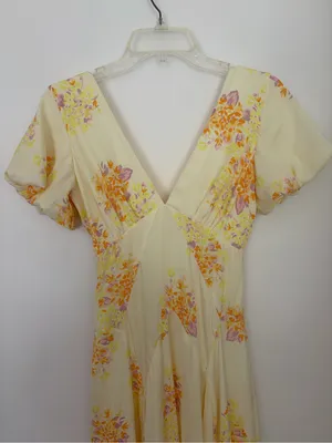 Free People Laura Printed Midi Dress thumbnail 4