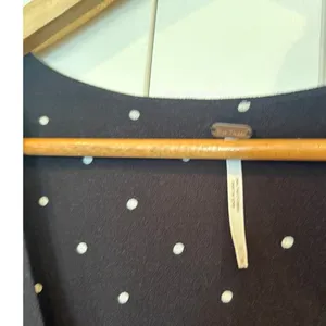 Free People Black And White Polka Dot‎ Dress Size 6 thumbnail 6