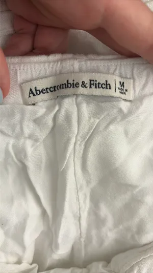 Abercrombie Micro White Mini Skirt thumbnail 3