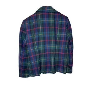 J.G. Hook Women Blazer Jacket 100% Wool Vintage 90's‎ Plaid Lined Full Zip Sz. 8 thumbnail 7