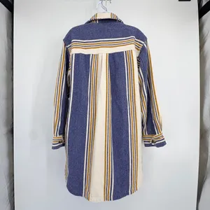 NWT Aerie‎ Button Down Jacket Shacket S/P Striped Stripe Pockets Plaid thumbnail 5