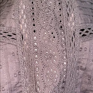 NWT Abercrombie & Fitch Women’s Swiss Dot Embroidered Brown Mini Dress Romper thumbnail 6