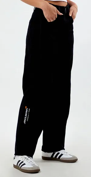 Levi's x McLaren Speed Baggy Jeans Black Formula 1 Racing Womens Sz 31 thumbnail 1