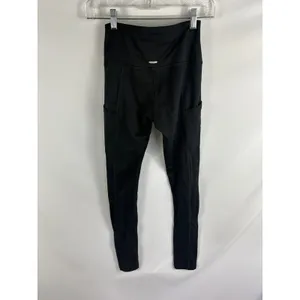 Aerie Chill Play Move Black Pocket Leggings Soft Stretch Size Small thumbnail 3