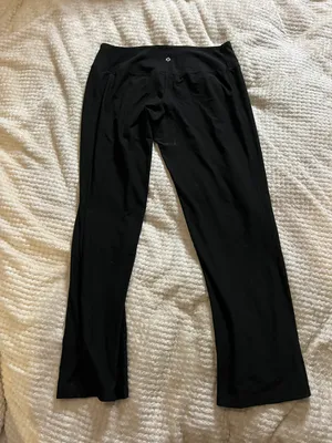 Large Loose Black Stretch Yoga Pant thumbnail 2