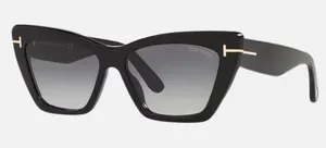 Tom Ford Black Karina Cat Eye Sunglasses thumbnail 1