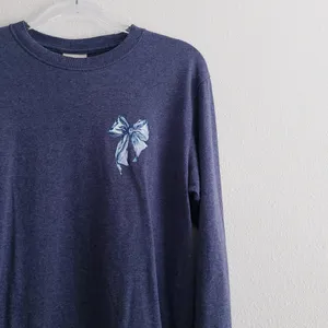 Simply Southern Clothed In Dignity Bow Long Sleeve T-Shirt thumbnail 4