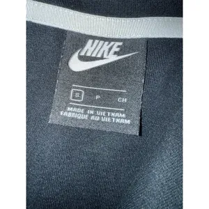 Nike Tech Women's Small S Fleece Full Zip Hoodie Black White EUC thumbnail 2