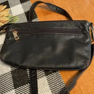 Cesca small purse crossbody with golf braid details Black thumbnail 4