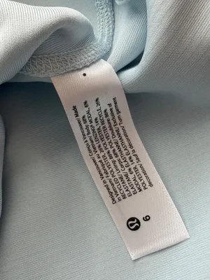 Lululemon Ribbed Softstreme T-Shirt Dress Powder Blue Size 6 thumbnail 5