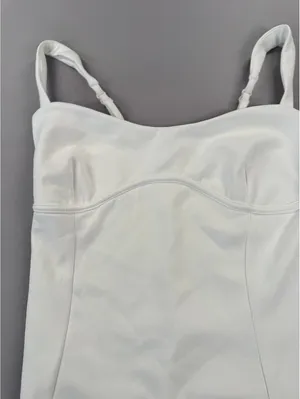 Good American White One Piece Bodysuit Size L NEW thumbnail 3