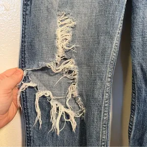 Hollister Women's‎ Juniors Size 3 Waist 26 Girlfriend High Rise Jean Medium Wash thumbnail 8