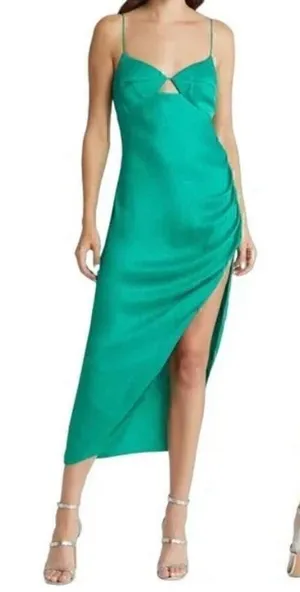NWT Saylor Ashlee Cutout Satin Dress‎ thumbnail 1