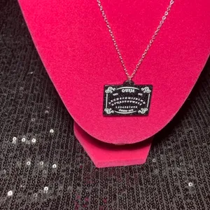 Sterling Silver Spooky Season Ouija Board Necklace 925 Planchette Earrings emo thumbnail 7