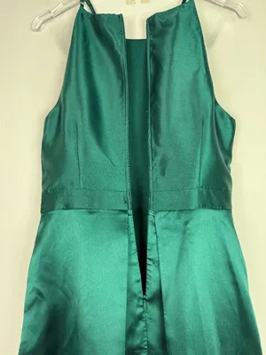 NWT Lulus Broadway Show Emerald Green High-Low Gown Dress Size Large L NEW thumbnail 15
