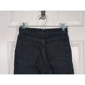 Abercrombie & Fitch Curve Love 90s Straight Ultra High Rise Jeans Size 26 Black thumbnail 6