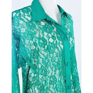 Victoria’s Secret Gold Label Teal Turquoise Lace Night Gown Intimate Size Small thumbnail 4