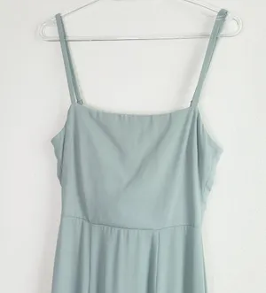 Show Me Your MuMu Lauren Tie Maxi Dress Crisp Bridesmaid Dress thumbnail 3