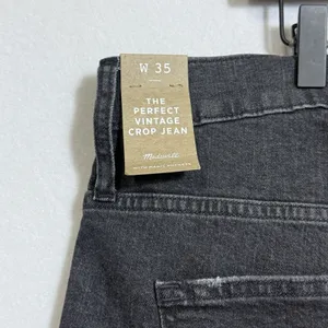 NEW Madewell The Perfect Vintage Crop Jean Summer Wash High Rise Jeans Womens 35 thumbnail 11