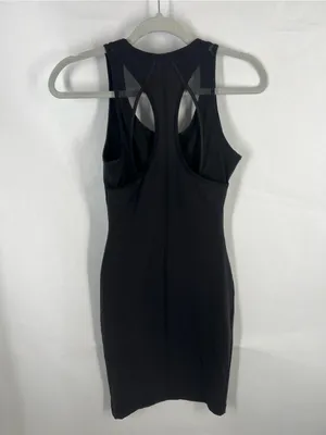 Lululemon Globetrotter Dress Black Mesh Cutout Racerback Size 4 thumbnail 5