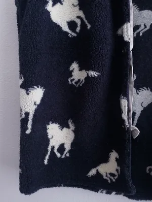 Outback Trading Co Horse Western Sherpa Vest thumbnail 4