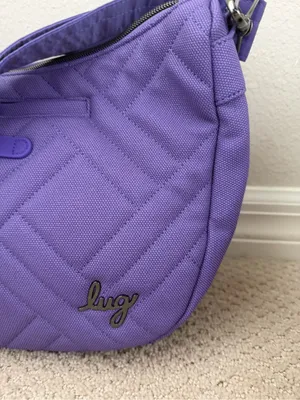 NWT Lug Harmony Matte Luxe VL Crossbody Bag In Purple thumbnail 4