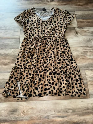 Dalmatian Print Dress Size M thumbnail 1