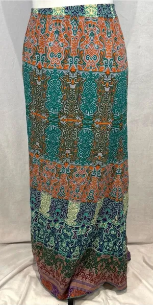 One World boho maxi skirt size XL thumbnail 1