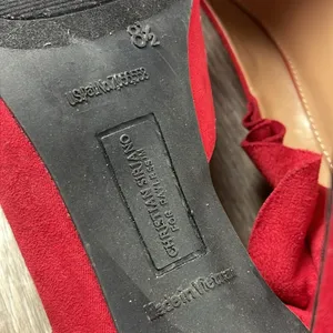 Christian Siriano Red Heels Size 8.5 thumbnail 9