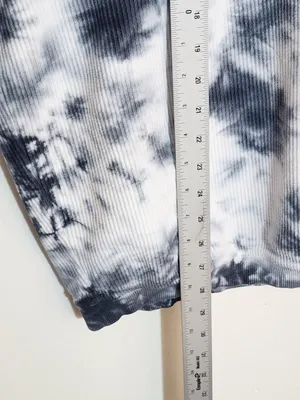 Chicka-D Gray and White Tie Dye You Are Beautiful Oversized Pullover Size XL thumbnail 7