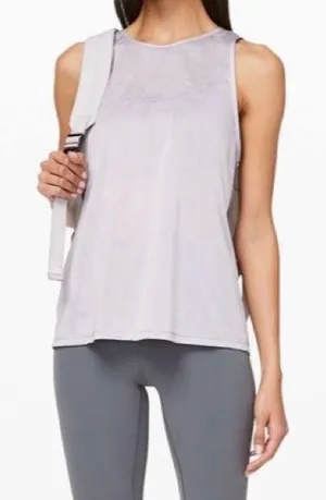 Lululemon Soul Stride Tank Iced Iris‎ size Medium thumbnail 1
