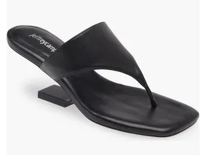 JEFFREY CAMPBELL Easy-peasy Sandal In Black/ Black 7.5 NWOB thumbnail 1